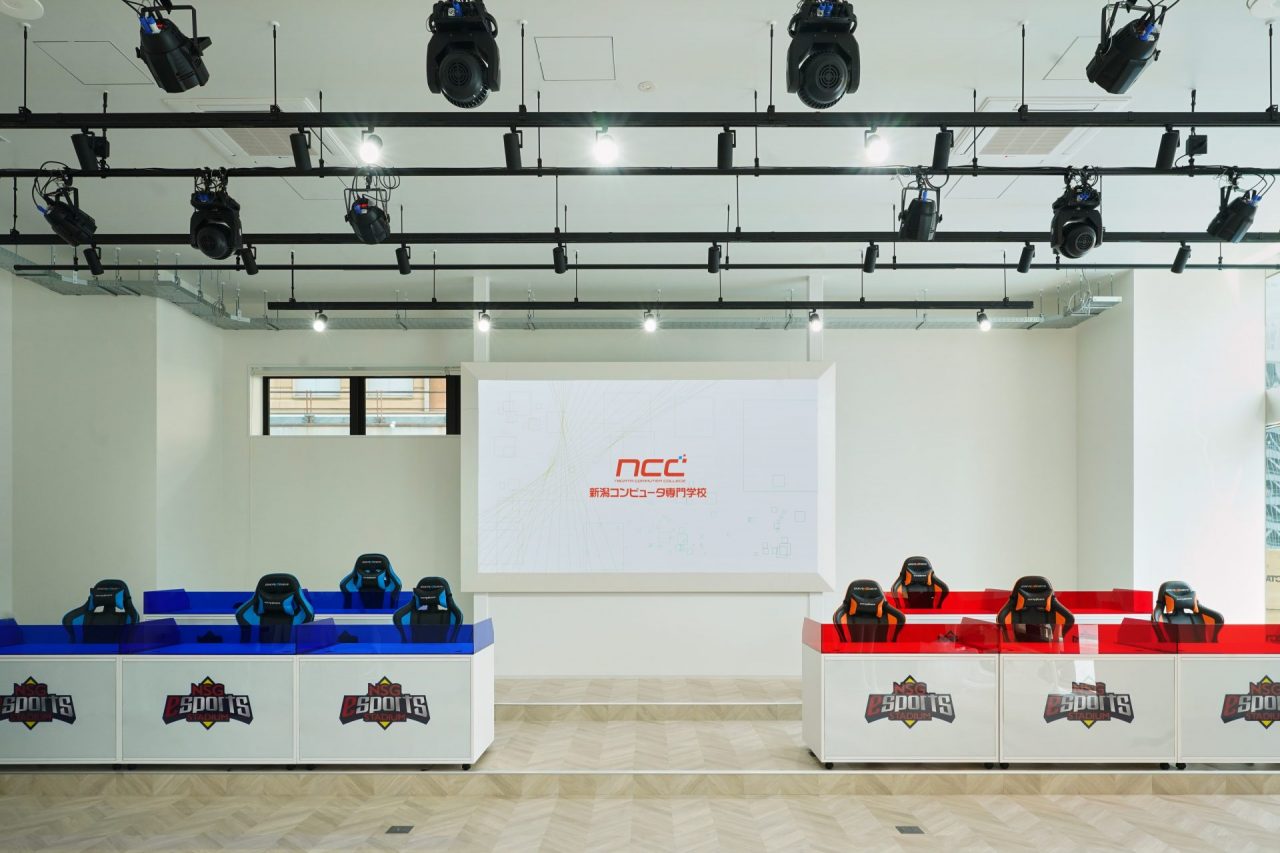 大会の実況配信拠点となるNCC eスポーツスタジアム